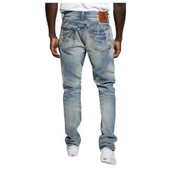 Prps Alaia - Le Sabre Stretch Denim Blue Men's Jeans - Picture 5 of 15